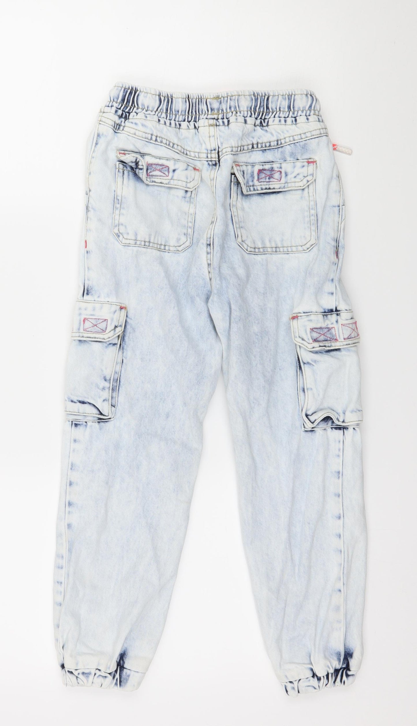 River Island Girls Blue  Denim Straight Jeans Size 8 Years