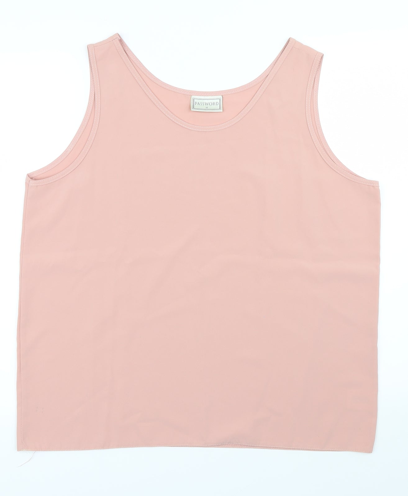 password Womens Pink   Camisole Blouse Size 16