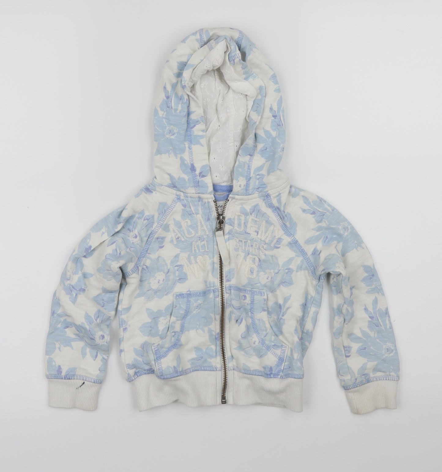 NEXT Girls Blue Floral  Jacket  Size 3 Years