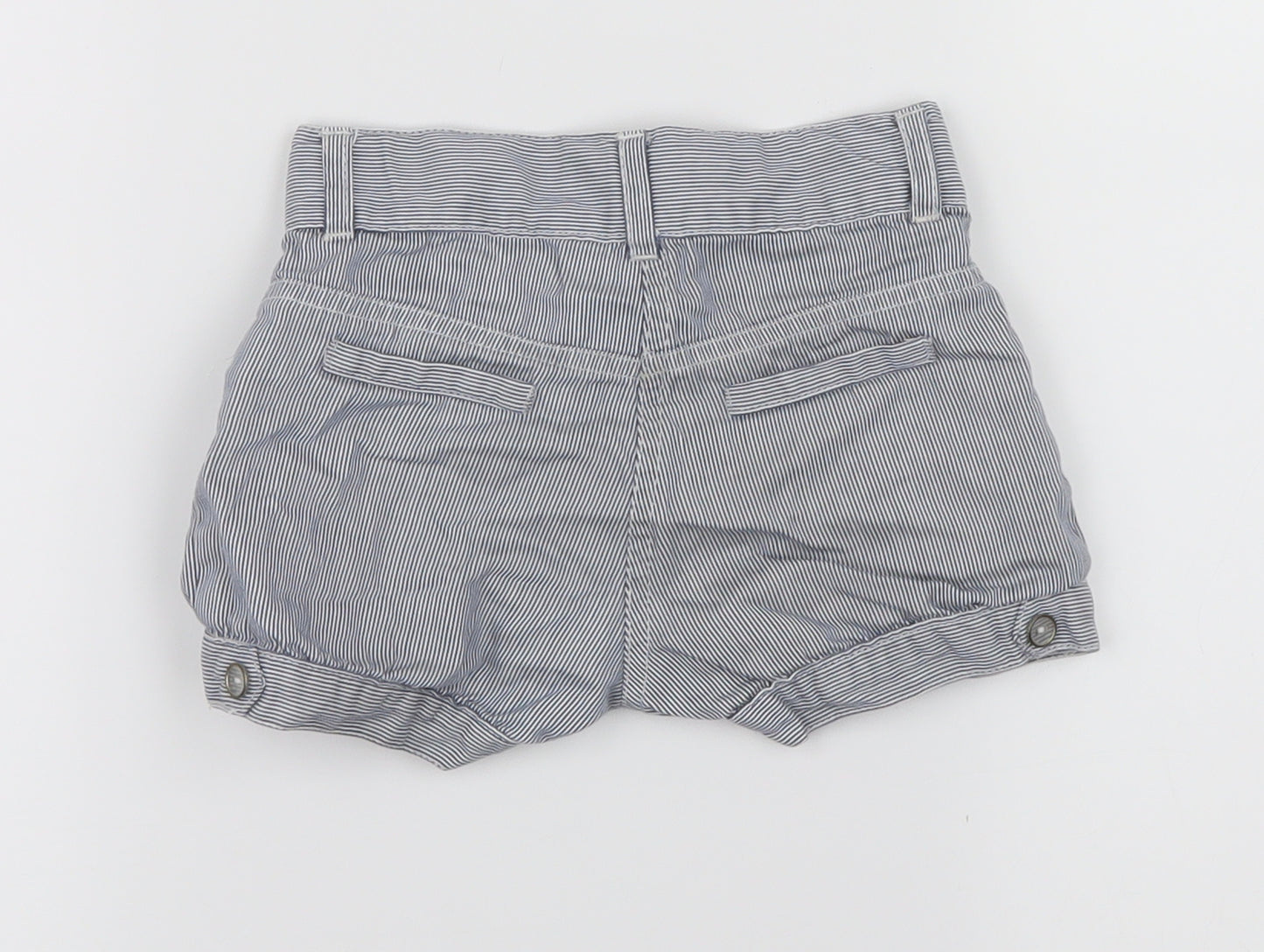 girl2girl Girls Blue Pinstripe  Chino Shorts Size 2-3 Years