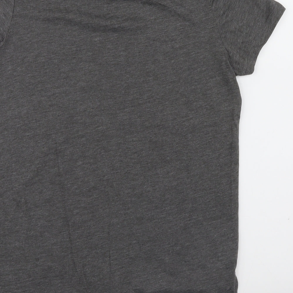 River Island Girls Grey   Basic T-Shirt Size 11-12 Years  - Justin Bieber