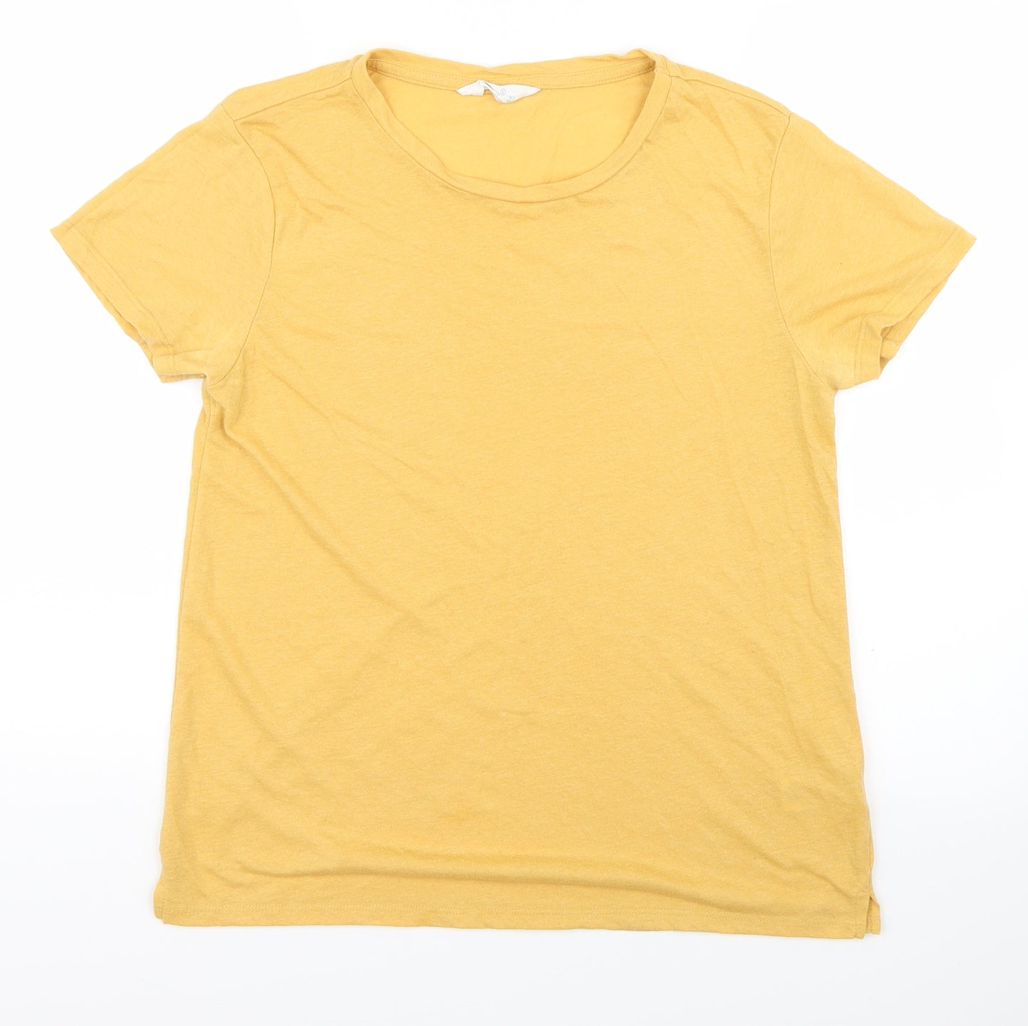 Primark Womens Yellow   Basic T-Shirt Size L