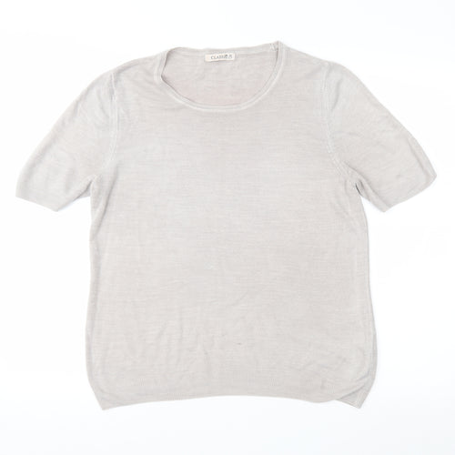 Marks and Spencer Womens Silver   Pullover Jumper Size 16