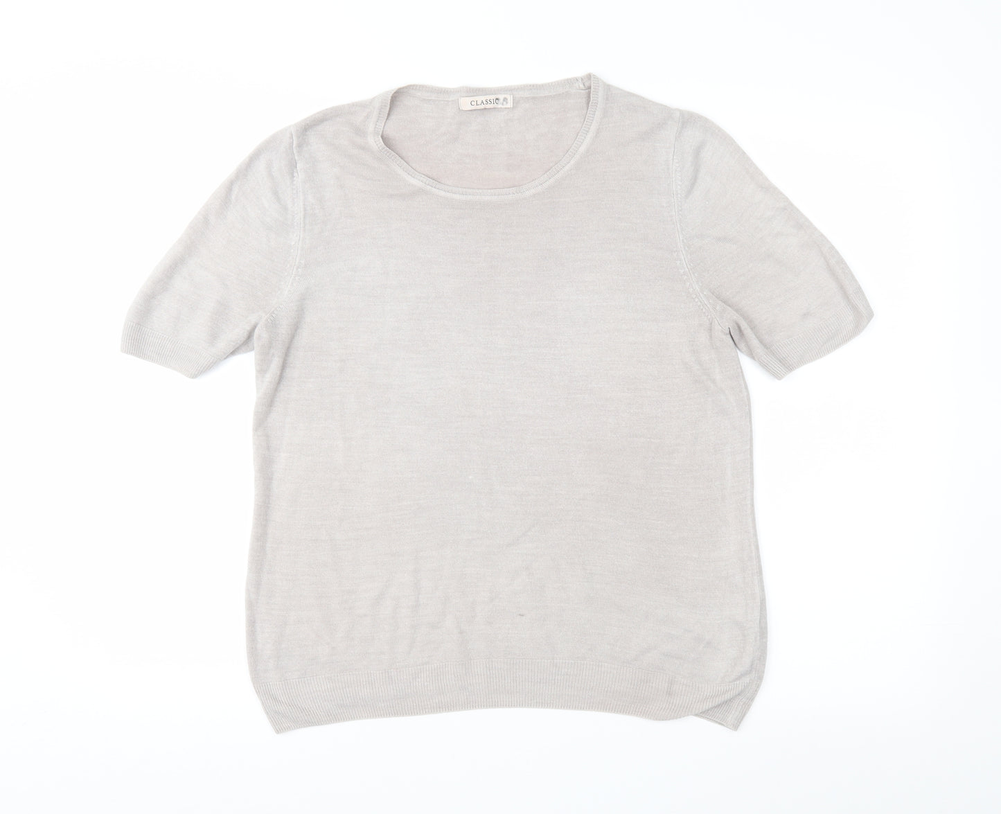 Marks and Spencer Womens Silver   Pullover Jumper Size 16