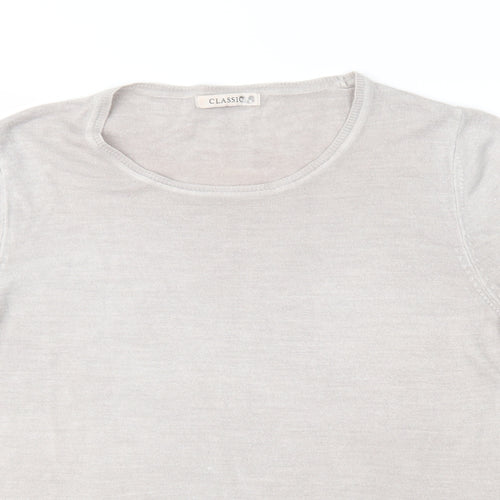 Marks and Spencer Womens Silver   Pullover Jumper Size 16