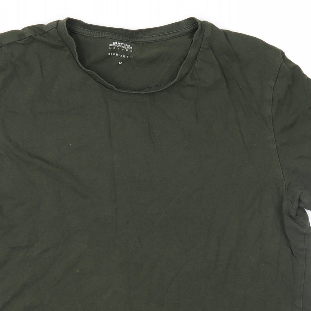 Burton Mens Green    T-Shirt Size M