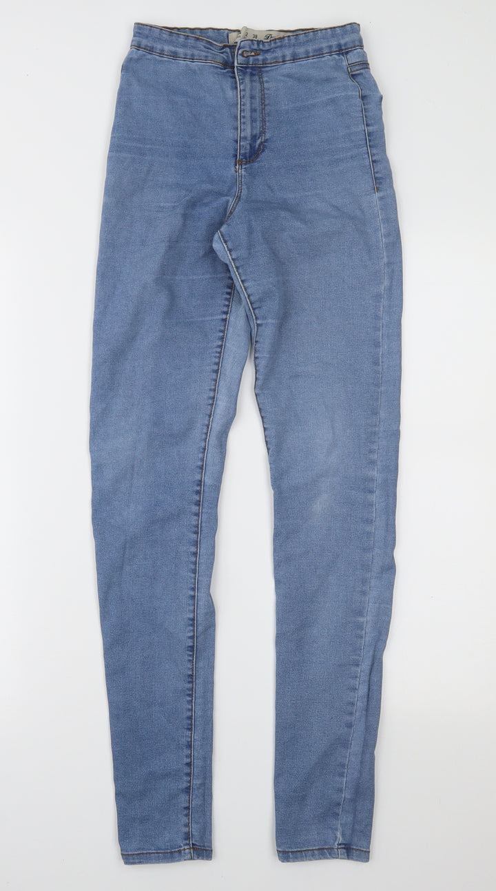 Denim Co Womens Blue Denim Skinny Jeans Size 6 L30 in
