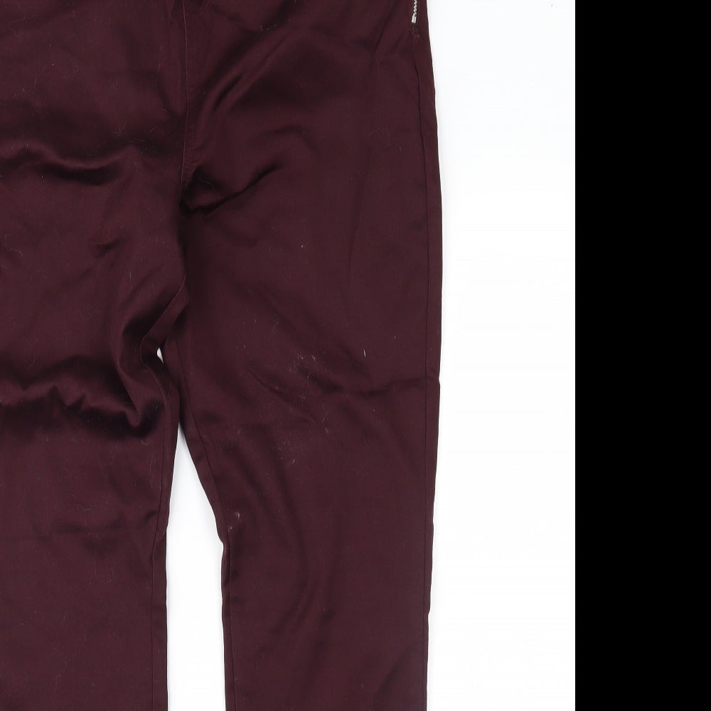 Wallis Womens Purple   Trousers  Size 14 L28 in