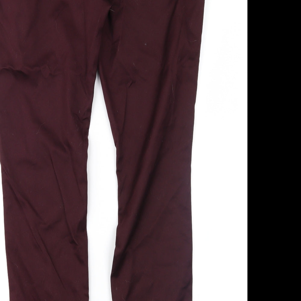 Wallis Womens Purple   Trousers  Size 14 L28 in