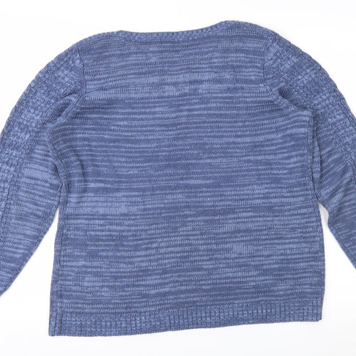 Bonmarché Womens Blue   Pullover Jumper Size M
