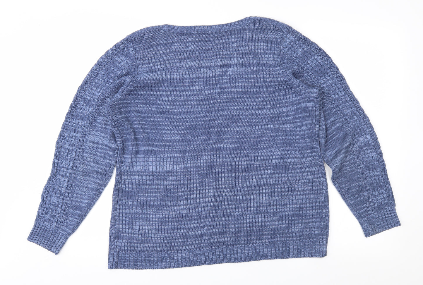 Bonmarché Womens Blue   Pullover Jumper Size M