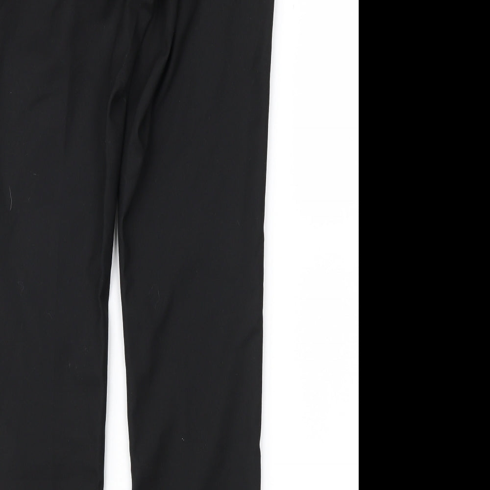H&M Womens Black   Trousers  Size 8 L28 in