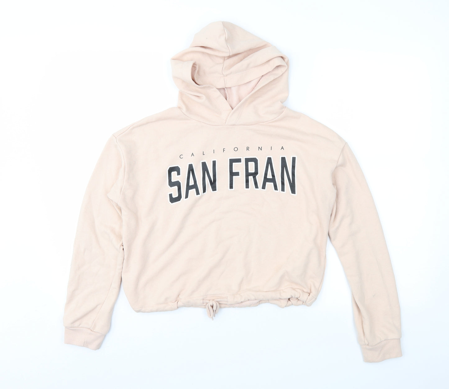 H&M Girls Pink   Pullover Hoodie Size 13-14 Years