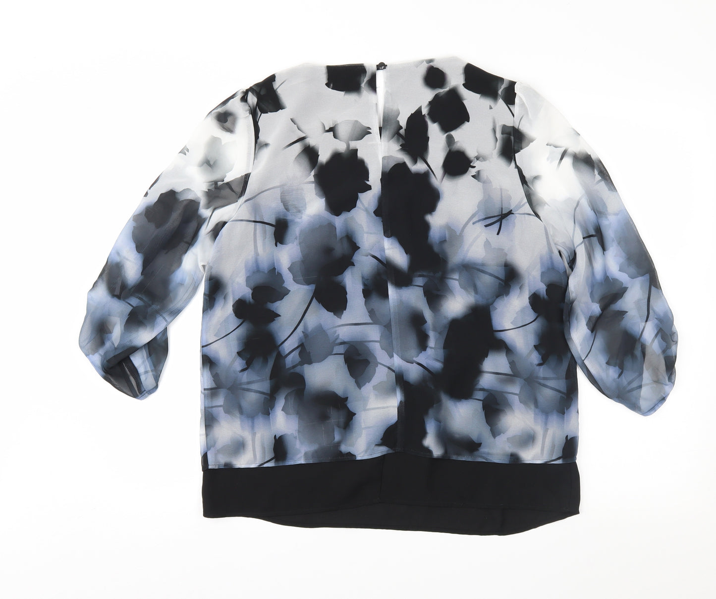 Roman Womens Multicoloured Floral  Basic Blouse Size 14