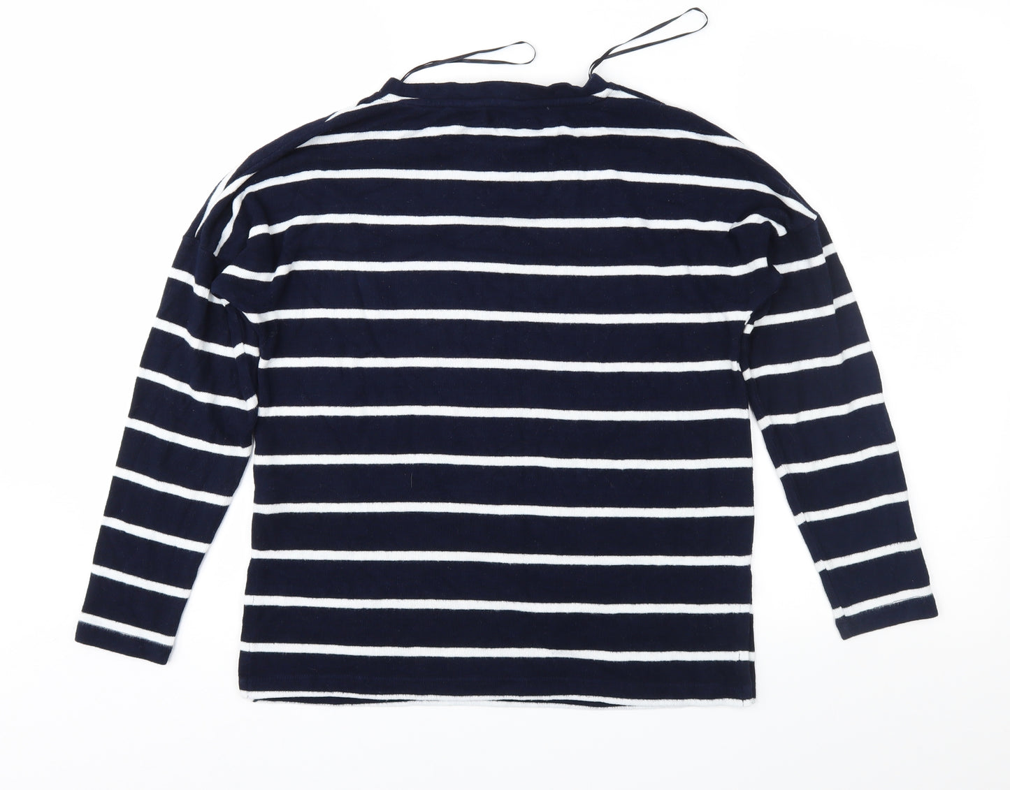 F&F Womens Blue Striped  Pullover Jumper Size 6