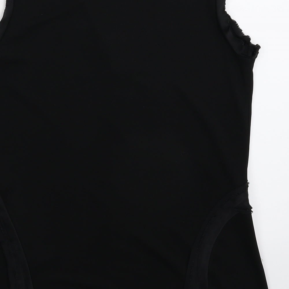 Warehouse Womens Black   Basic Tank Size 8
