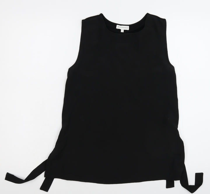 Warehouse Womens Black Basic Tank Size 8