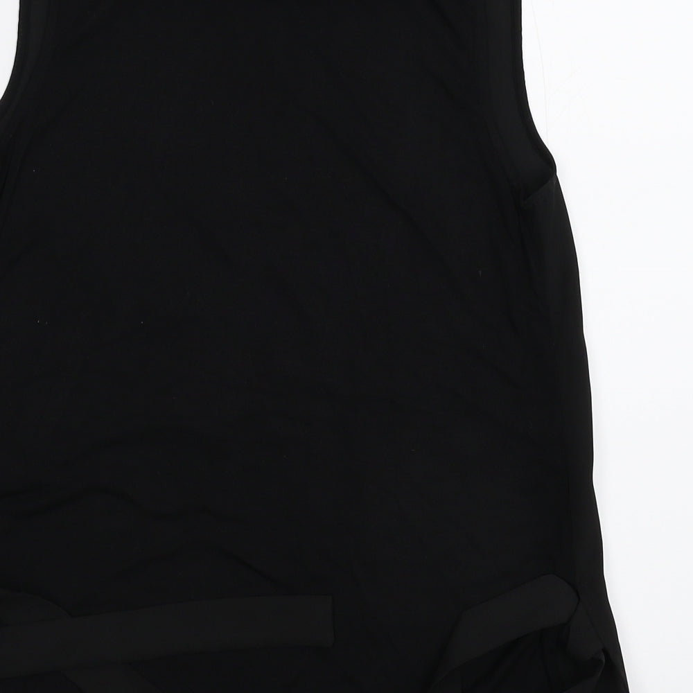 Warehouse Womens Black   Basic Tank Size 8