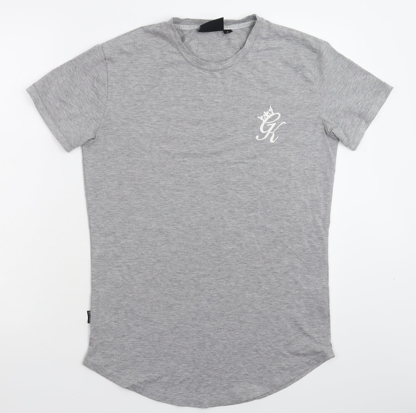 Gym King Mens Grey    T-Shirt Size S