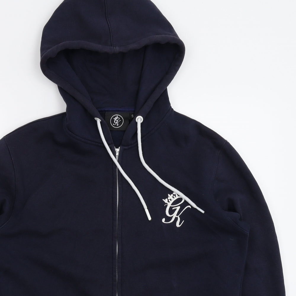 Gym King Mens Blue   Full Zip Hoodie Size S