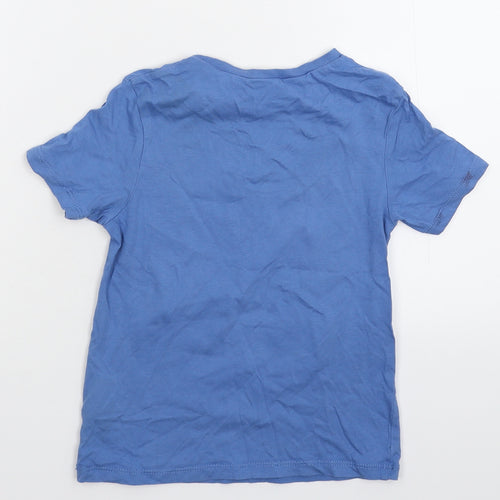 H&M Boys Blue   Basic T-Shirt Size 5-6 Years