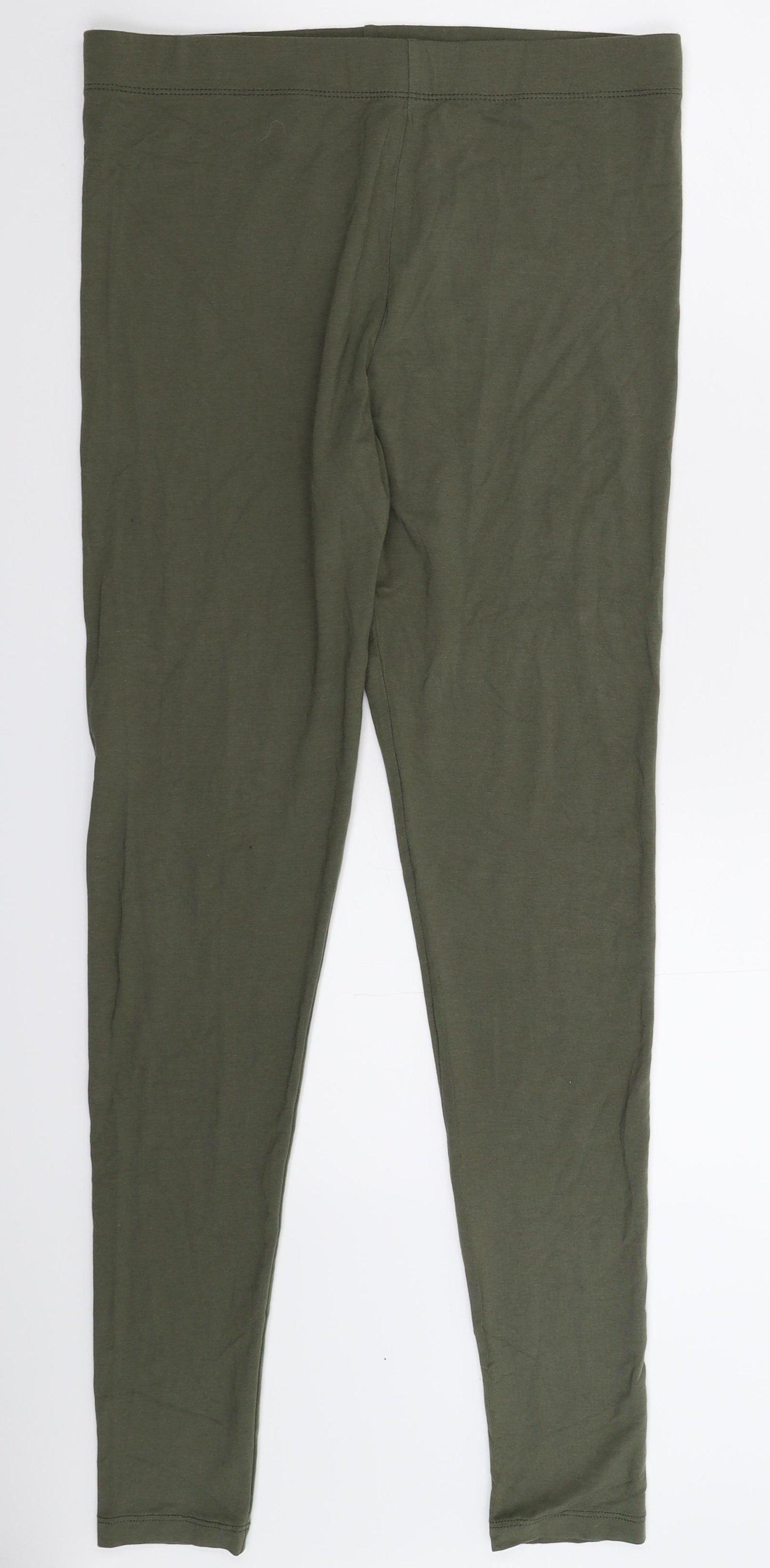 TU Womens Green   Capri Leggings Size 12 L29 in