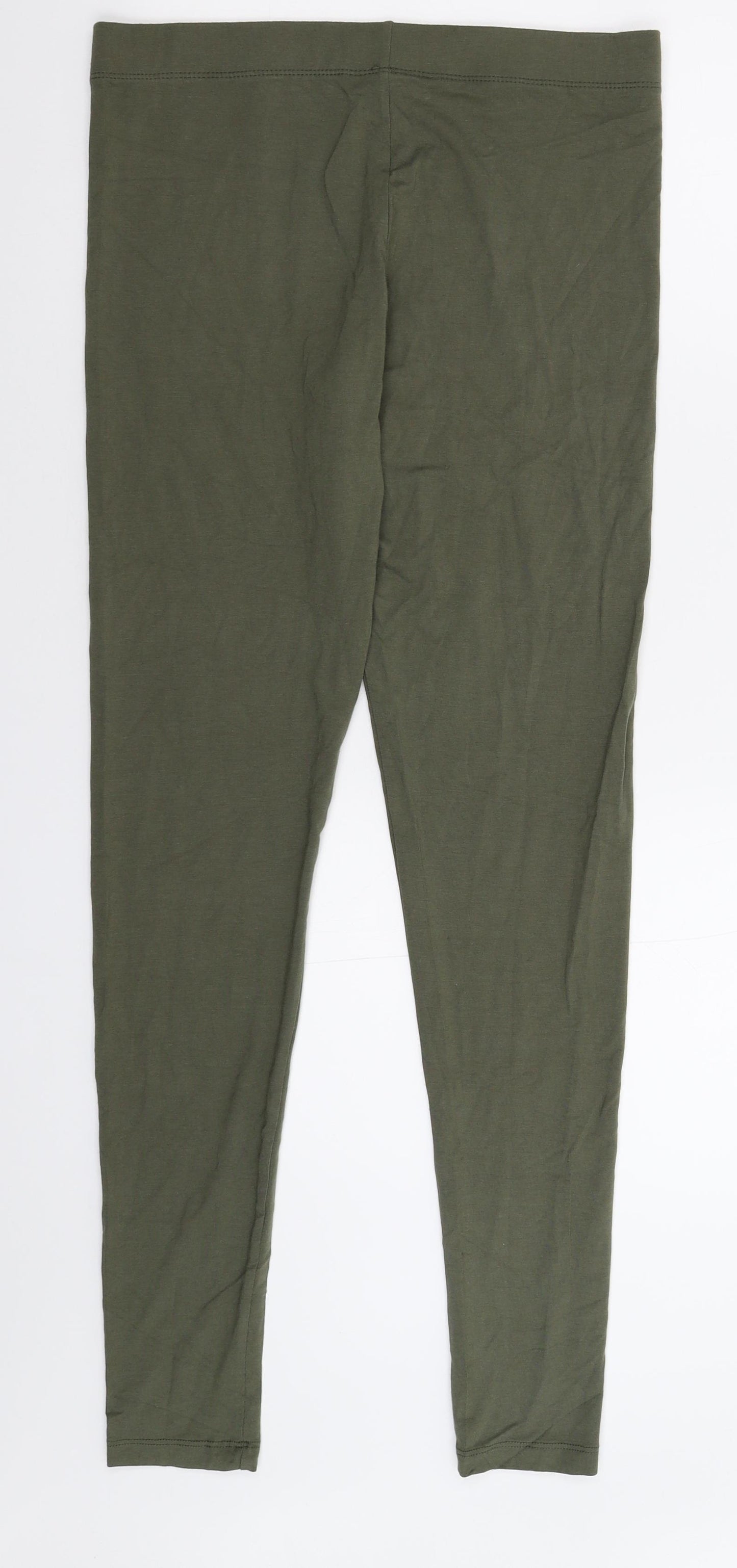 TU Womens Green   Capri Leggings Size 12 L29 in
