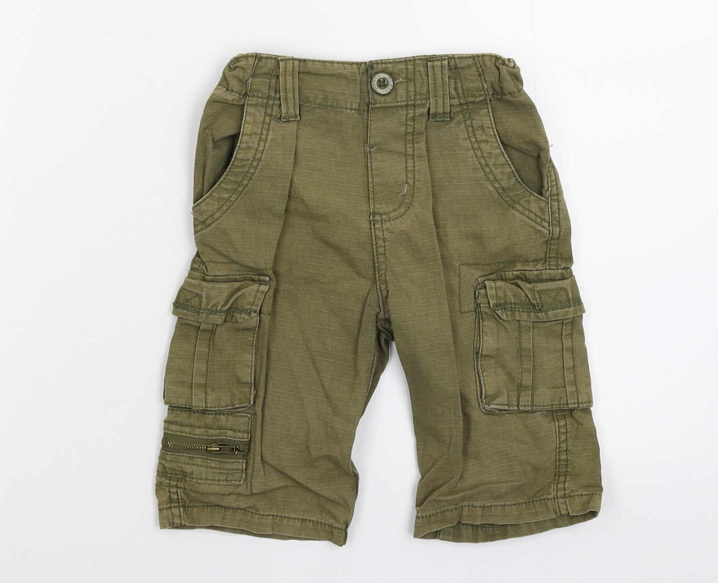 Rebel Boys Green   Cargo Trousers Size 2-3 Years