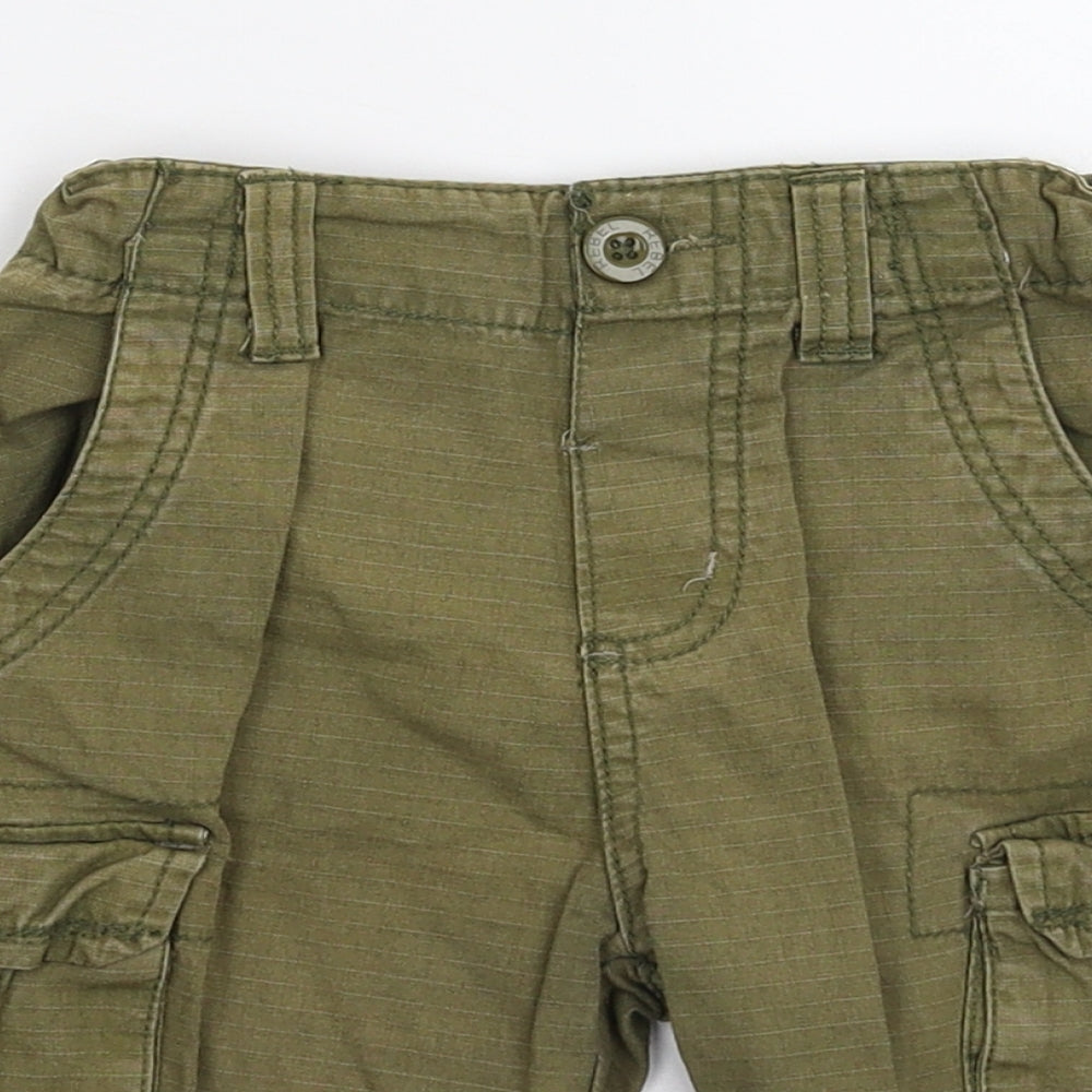 Rebel Boys Green   Cargo Trousers Size 2-3 Years
