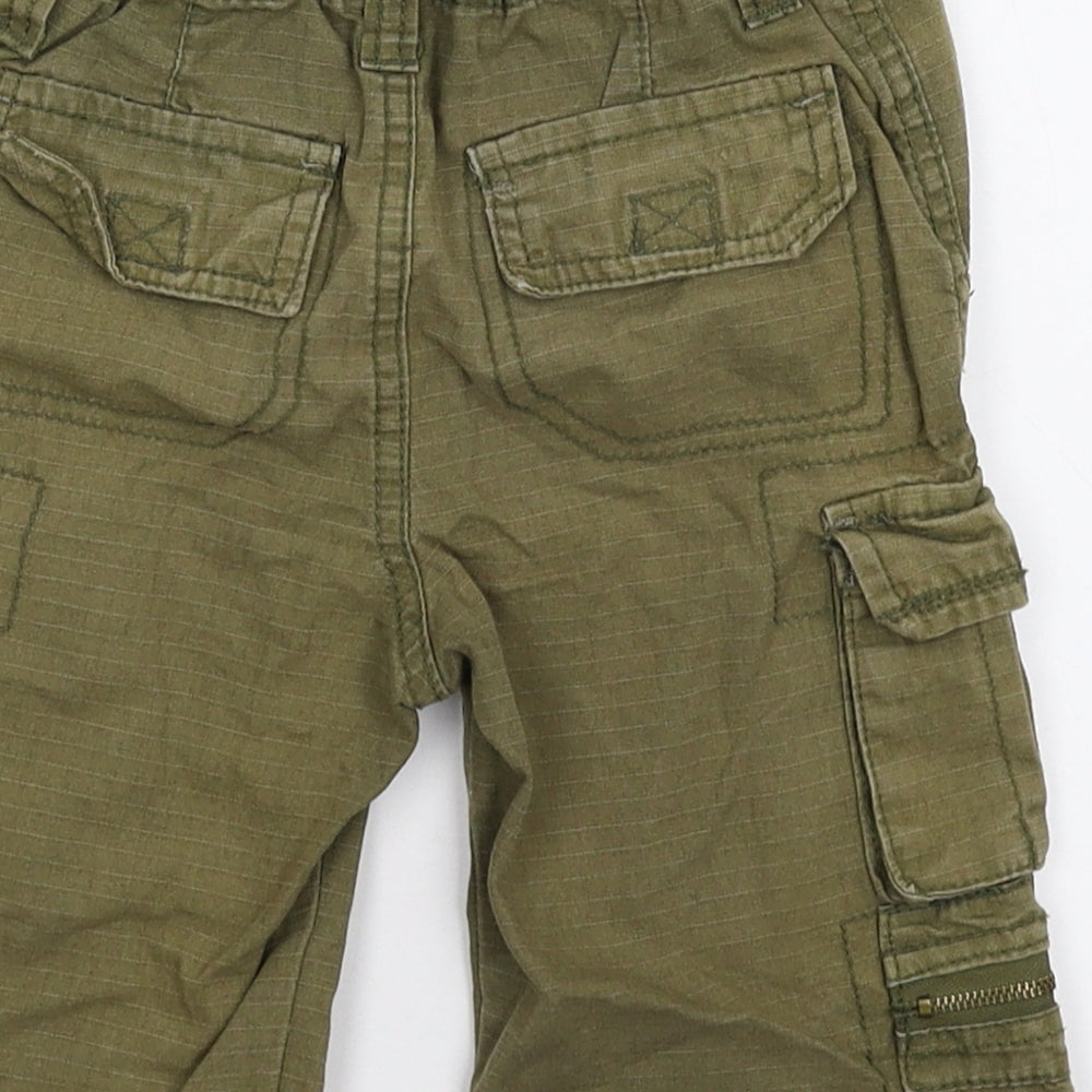 Rebel Boys Green   Cargo Trousers Size 2-3 Years
