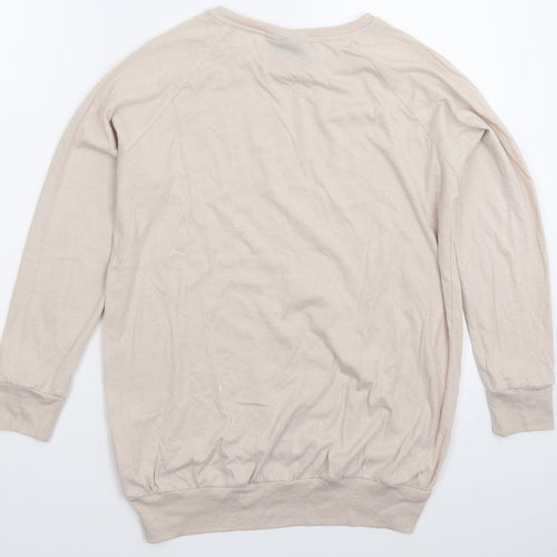 Damned Delux Womens Grey   Pullover Sweatshirt Size 14