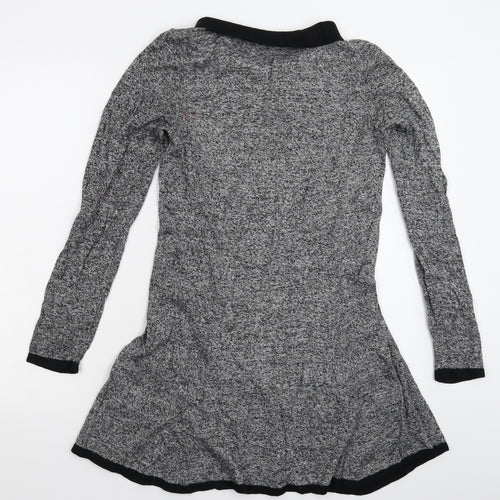 George Womens Grey  Knit Jumper Dress  Size 12