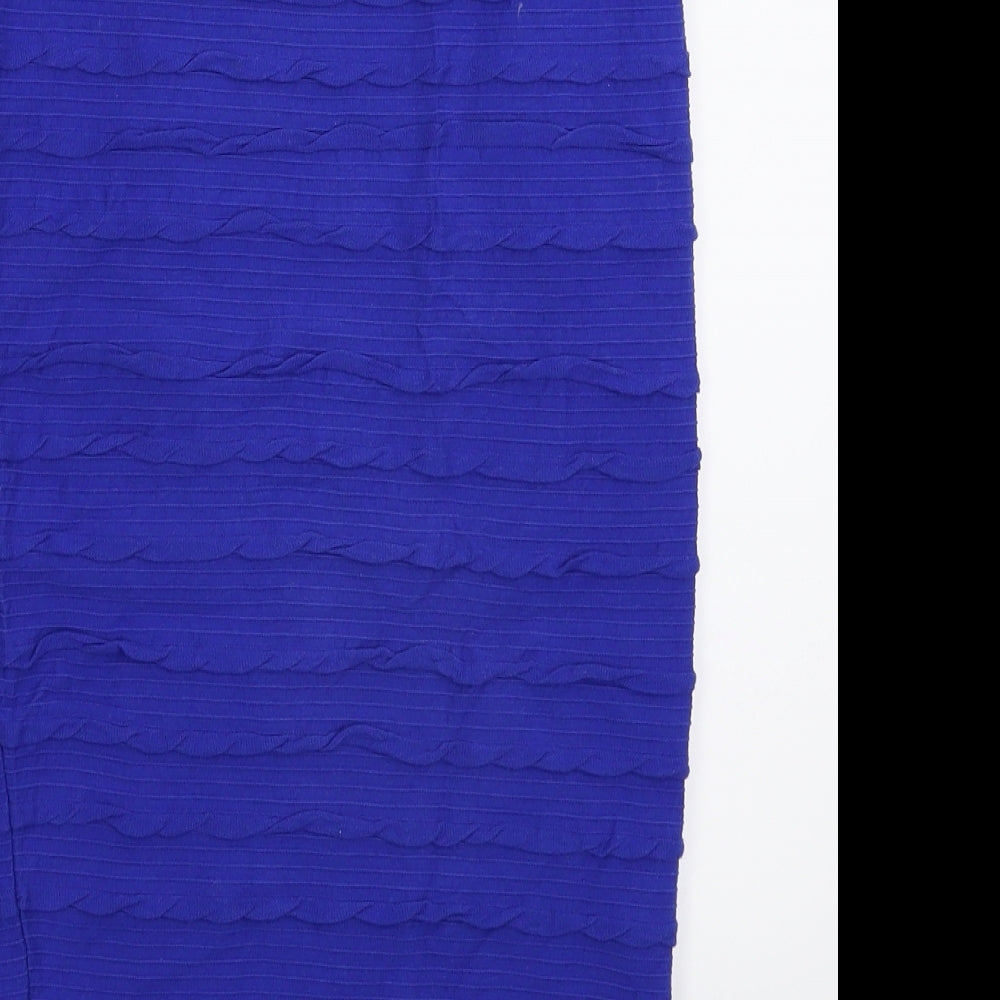 George Womens Blue   Straight & Pencil Skirt Size 12