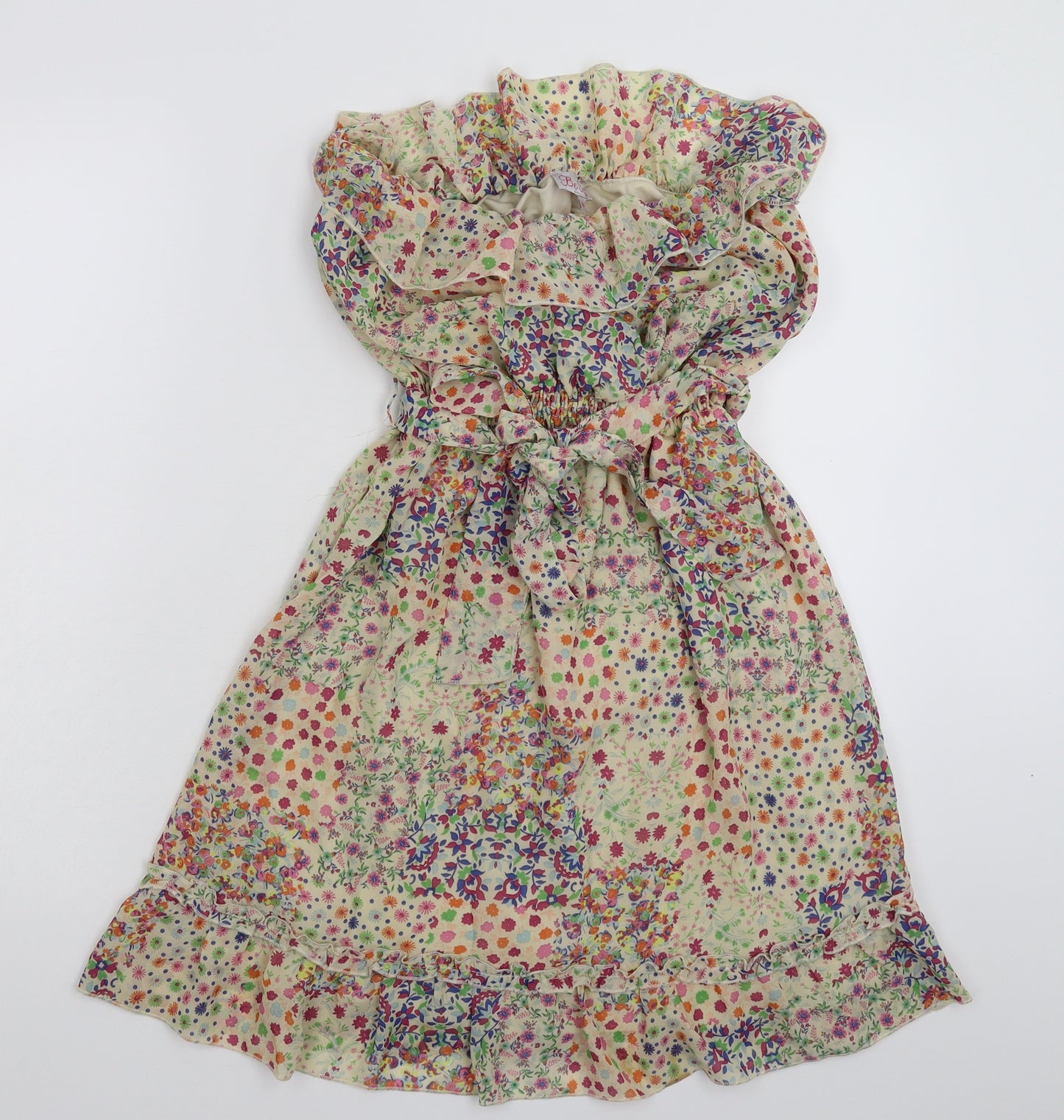 Be Beau Womens Multicoloured Floral  Fit & Flare  Size 14