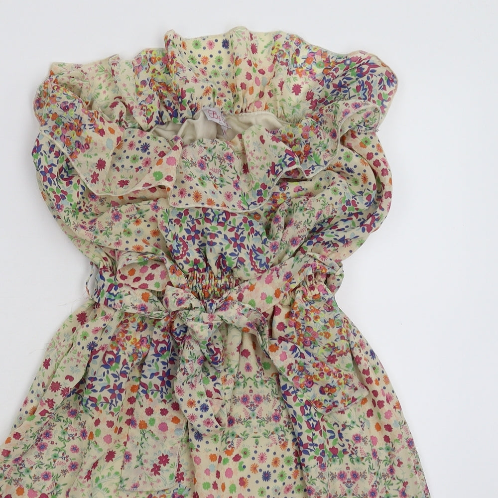 Be Beau Womens Multicoloured Floral  Fit & Flare  Size 14
