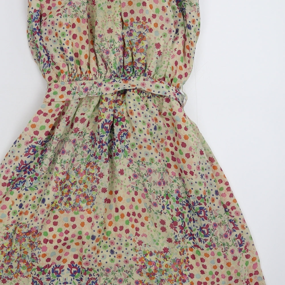 Be Beau Womens Multicoloured Floral  Fit & Flare  Size 14