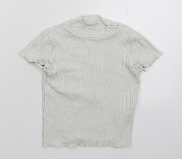 Zara Girls White Pullover Jumper Size 7 Years