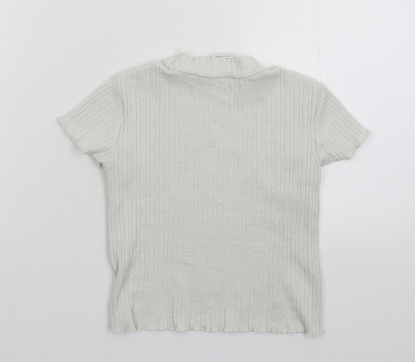 Zara Girls White   Pullover Jumper Size 7 Years
