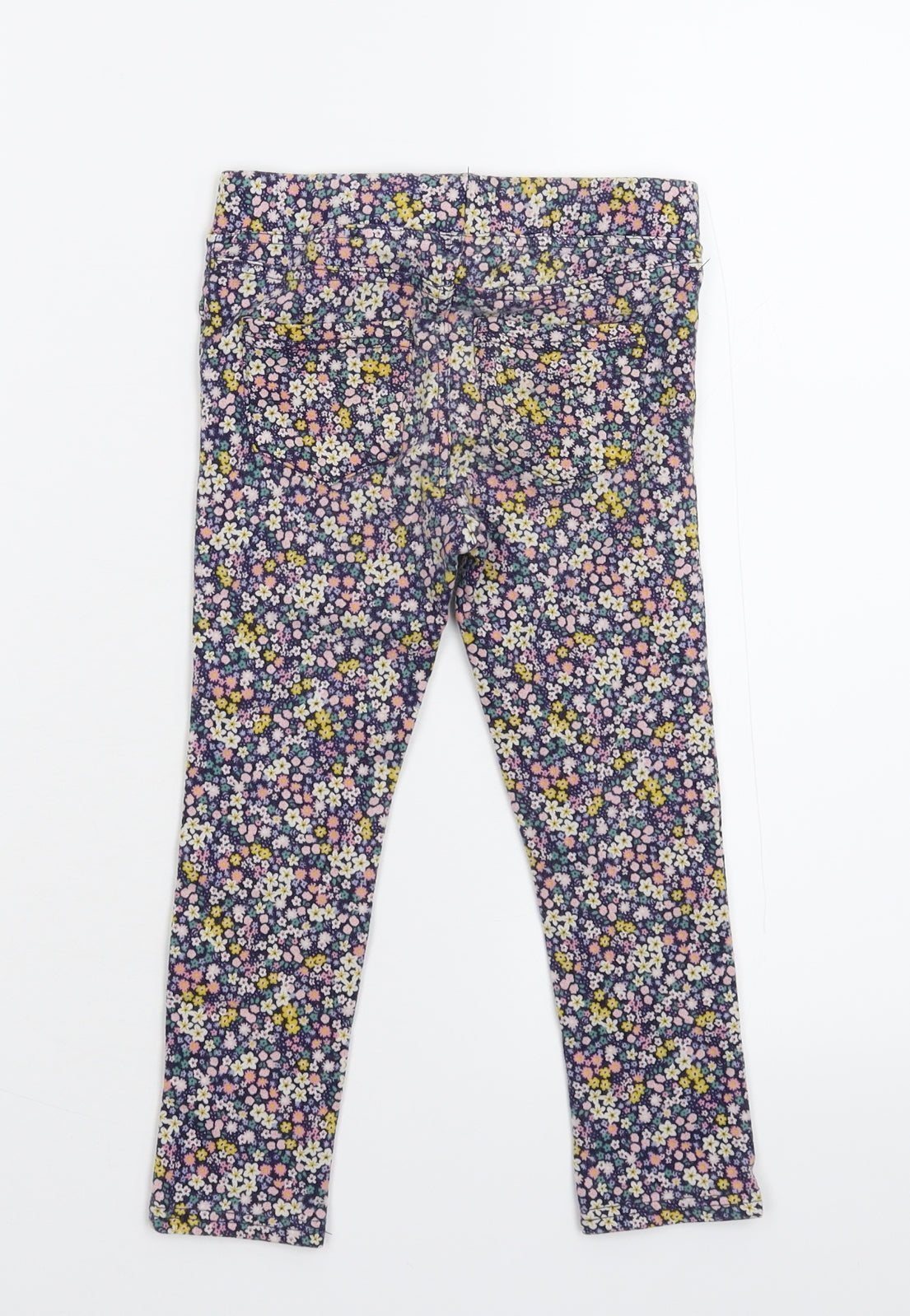 H&M Girls Multicoloured Floral  Jegging Trousers Size 3-4 Years