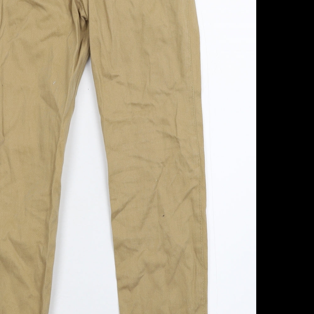 Denim & Co. Boys Beige   Chino Trousers Size 10-11 Years