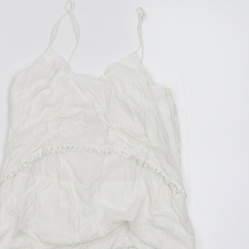 Dry Lake Womens White   Basic Tank Size XS
