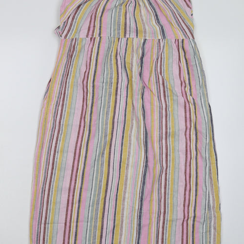 George Womens Multicoloured Striped  Tank Dress  Size 10