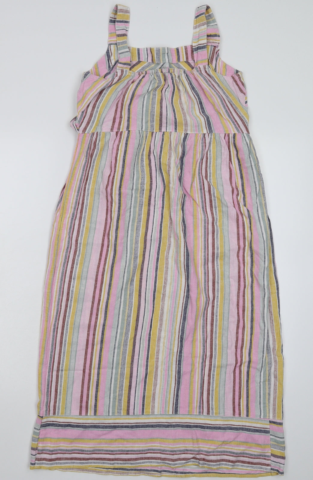George Womens Multicoloured Striped  Tank Dress  Size 10