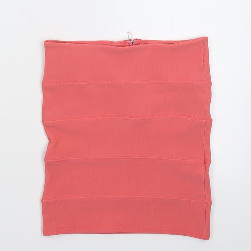 Preworn Womens Pink   Mini Skirt Size 10