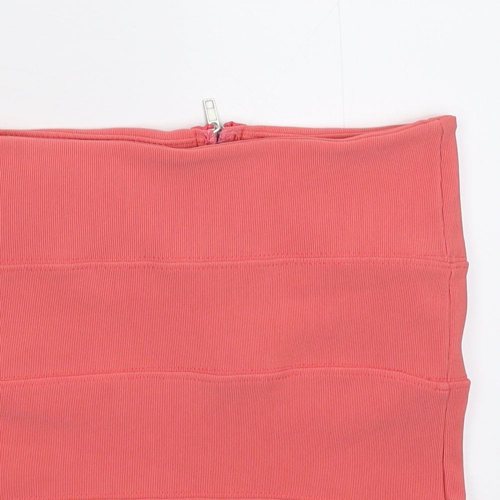 Preworn Womens Pink   Mini Skirt Size 10