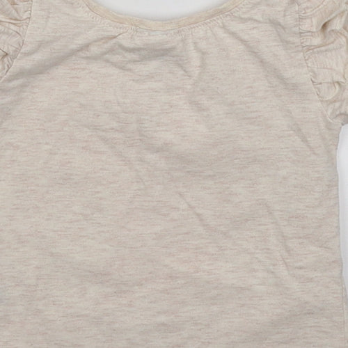 NEXT Girls Grey   Basic T-Shirt Size 3-6 Months