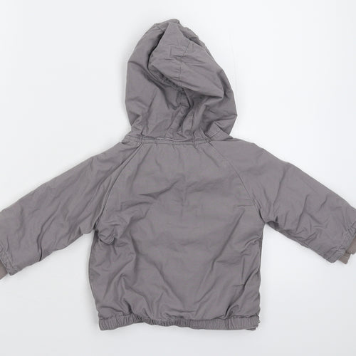 Okaidi Baby Grey   Jacket  Size 12 Months