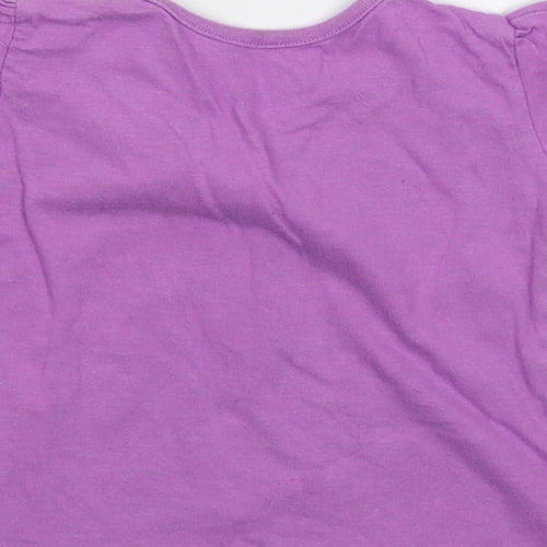 Earlydays Baby Purple   Basic T-Shirt Size 9-12 Months