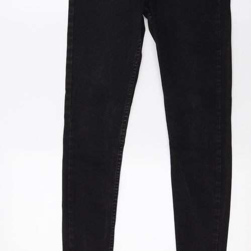 H&M Womens Black  Denim Skinny Jeans Size 27 in L28 in
