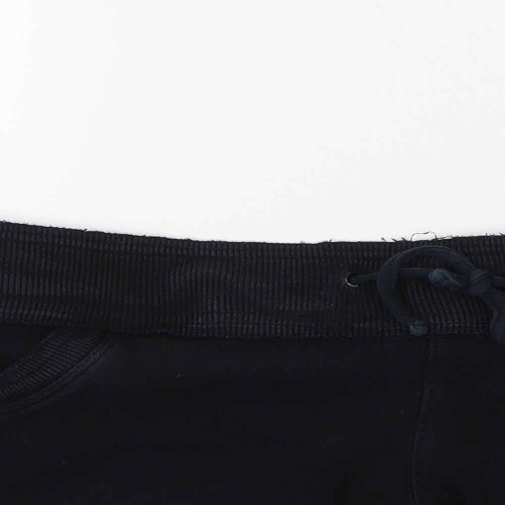 Topshop Womens Black   Cut-Off Shorts Size 14